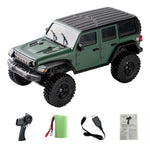 LinkMejor C8801 RTR 1/18 2.4G 4WD RC Car Rock Crawler Off-Road Climbing Truck Full Proportional LED Light Vehicles Models Toys