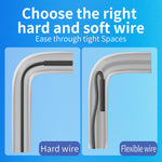 LinkMejor Soft Line】Endoscope Camera For iPhone APPLE 8MM Cars Endoscopic Flexible Line IP68 Waterproof 8 LEDs Borescope Inspection For iPhone For iOS