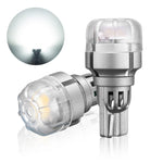 LinkMejor Pair 12V T15 LED Light Bulb 3020SMD Turn Signal Bulb 2W 256LM White Light Brake Reversing Lamp