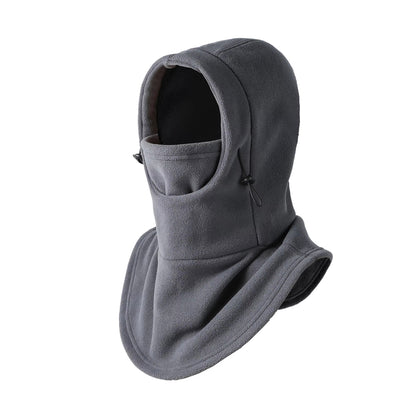 Unisex Winter Warm Mask Headgear and Scarf Integrated Breathable Fleece Material Windproof Cycling Outdoor Skiing Masks