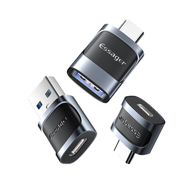 LinkMejor USB to Type-C/Type-C to USB/Type-C to Micro Adapter Converter Compatible with Most Tablets for iPad Pro for Samsung Galaxy Tab S5e