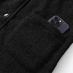 LinkMejor HV-16T Heating Vest 16 Heating Areas Teddy Fleece Wram Comfortable Vest Self Heating Vest Usb Electric Thermal Vest Jacket