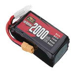 LinkMejor Power 14.8V 2000mAh 120C 4S LiPo Battery XT60 Plug for RC Drone