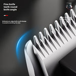 LinkMejor Professional Hair Clipper Stainless Steel Blade Sharp Cutting High Power Low Noise LED Digital Display Rechargeable Adjustable