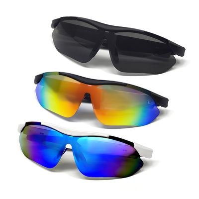 Bakeey QY Pro3 Smart bluetooth 5.4 Cycling Glasses with AI Voice Assistant 360° Surround Sound Magnetic Charging UV Protection for Outdoor Sports