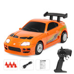 XQ 4063 RTR 1/64 2.4G 4WD Mini Drift RC Car LED Light Proportional Throttle Desktop Remote Control High Speed On-Road Racing Micro Vehicles Models Boys Gifts Toys