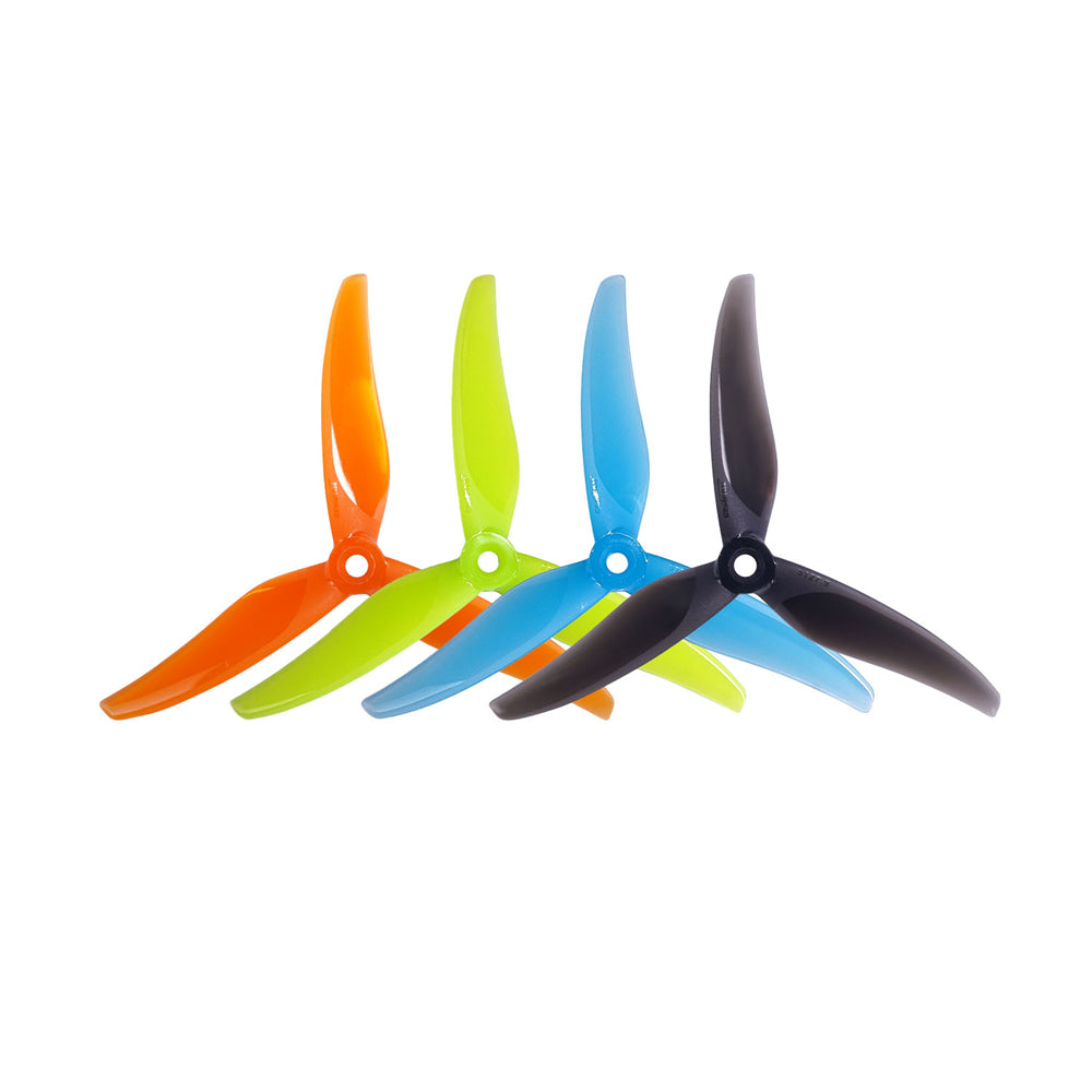 2 Pairs GEMFAN 5127.9 3-blade 5.1 Inch PC Propeller 5mm Hole for RC FPV Racing Drones