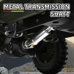 TRASPED HG4-58 RTR 1/14 2.4G 4WD RC Car Willys Military Truck for Jeep Off-Road Climbing LED Light Sound Winch Two Speed Metal Frame Rock Crawler Full Proportional Vehicles Models Toys