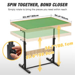 LinkMejor 1500 Piece Adult Puzzle Table Portable Wooden Puzzle Board Table with Drawers Adjustable Height 4 Tilt Angles Transparent Lid Non-Slip Felt Surface A Perfect Gift for Mom