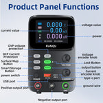 LinkMejor SPPSR-K Series Regulated Power Supply 30V 5A 10A USB RS232 RS485 Compact Design Precision Adjustable Voltage Current Laboratory Testing Equipment