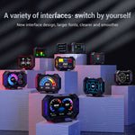 P25 Car HUD Head-up Display LCD OBD Multifunctional Incline Meter  Displaying Car Speed  Water Temperature  Fuel Consumption