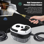 2500W High Temperature Steam Cleaner 220V EU Plug High Pressure Sterilization for for Home Use Car Air Conditioning Kitchen Hood Home Use