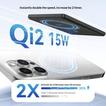 LinkMejor KL-YD79 20W 19.35Wh 5000mAh Wireless Magnetic Power Bank Ultra-slim External Battery Power Supply with 1 Input & 2 Outputs Fast Charging for iPhone 17 17Pro 16 Pro Max 15 14 13 for Xiaomi 17pro for Huawei Mate XTs for OPPO for VIVO