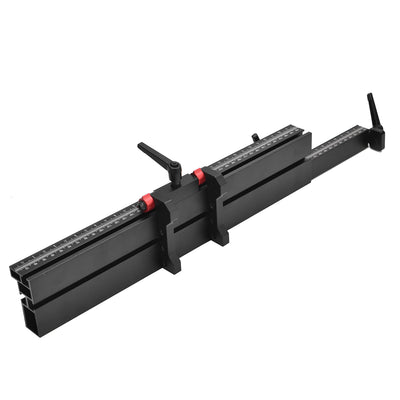 LinkMejor Telescope Miter Gauge Fence Extended Support for Woodworking Miter Gauge Table Saw Router Table