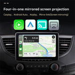 LinkMejor Q1AS 4-in-1 Wireless CarPlay/Android Auto/Mirror Link/AirPIay Adapter USB Plug and Play Screen Mirroring Smart Box