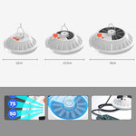 LinkMejor 2 in 1 300W Solar LED Camping Light Remote Control Tent Light Hang Fishing Night Light Emergency Work Lamp Power Bank V6 Series