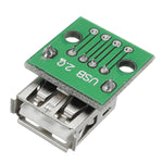 LinkMejor 2.0 Female Head Socket To DIP 2.54mm Pin 4P Adapter Board