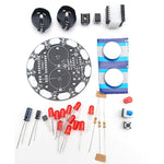Lucky Turntable LED Flashlight DIY Electronic kit Welding Project Training Module DIY Kit
