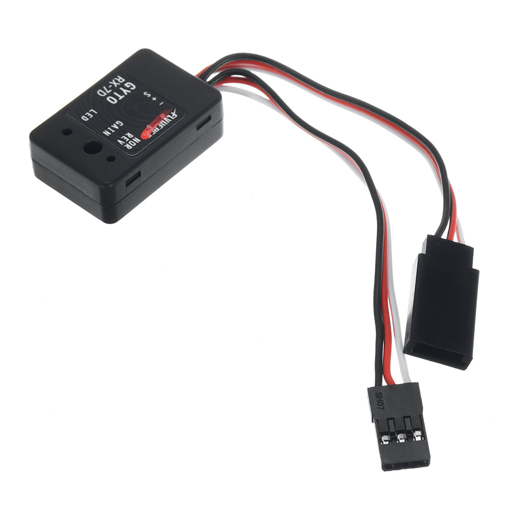 LinkMejor RX-7D Gyro Gyroscope Support Digital/Analog Servos for RC Car Boat