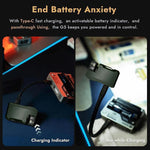 G5 400 Lumens Rechargeable EDC LED Keychain Flashlight with RGB Light Dual Light Sources Mini LED Torch Portable Pocket Light EDC Survival Tools For Outdoor