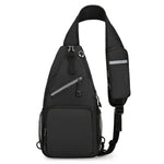 IPRee Waterproof Single Chest Shoulder Bag, Multi Purpose Large Capacity Crossbody Bag for Men Women, Suitable for Outdoor Travel Work