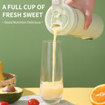 IPRee 530ml Wireless Portable Juicer 1300mAh Dual Battery 12 Blades 4 Speed Type-C Rechargeable Smoothie Blender Self Cleaning for Travel Home Office
