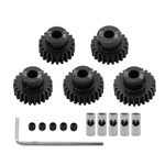 Short Truck Climbing Model RC Car Hardened Steel Gear 0.8 Module 5MM Inner Diameter Motor Gear Set Parts