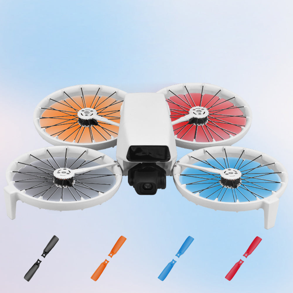 LinkMejor 4022F Lightweight Colorful Propeller Props Blades Accessories for DJI FLIP RC Drone Quadcopter
