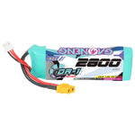 LinkMejor 7.4V 2800mAh 150C 2S Lipo Battery XT60 PLUG/T PLUG for 1/12 1/14 1/16 RC Cars
