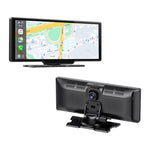 10.26Inch Wireless CarPlay Android Auto 4K Front 1080P Rear Split Screen GPS WiFi Smart Car Display Dash Cam