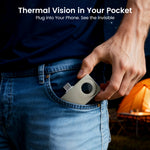 Hcalory T3-C Thermal Imaging Camera Imager Infrared Thermometer 512x384 TISR 256x192 IR for iOS Android Smartphones