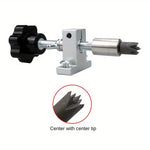Double Bearing Extendable Tailstock Assembly Bracket Tailstock Telescopic Rotary Centerless Live Thimble 2060 Profile Compatible Lathe Accessories Woodworking Jewelry Jade Processing Toolpost