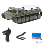 LinkMejor E1 Crawler Transport Remote Control Vehicle RC Tank Car Full Propotional Control