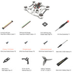 LinkMejor Mario Mini3 / Mini3 Pro 135mm 3 Inch 4S RC FPV Racing Drone NO VTX NO Camera Compatible with DJI O4 Pro Air Unit