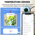 Tuya WiFi Temperature Humidity Sensor Smart Home Automation Voice Control Real Time Sensor USB Powered Supply with Amazon Alexa Google Home Asistant