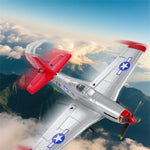 Flybear FX9501 P51 Mustang Fighter 395mm Wingspan Brushless Motor 2.4G 4CH Built-in Gyro EPP RC Airplane Fixed Wing RTF
