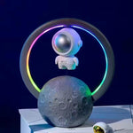 Magnetic Levitating Astronaut LED Night Light RGB Atmosphere Lamp With Music Player Bluetooth Speaker Table Lamp Room Decor Gift