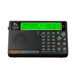 HanRongDa HRD-757 W3 Portable Multi Band Radio with LED Flashlight and SOS Alarm bluetooth Media Player Support TF Card APP Control Emergency Radios