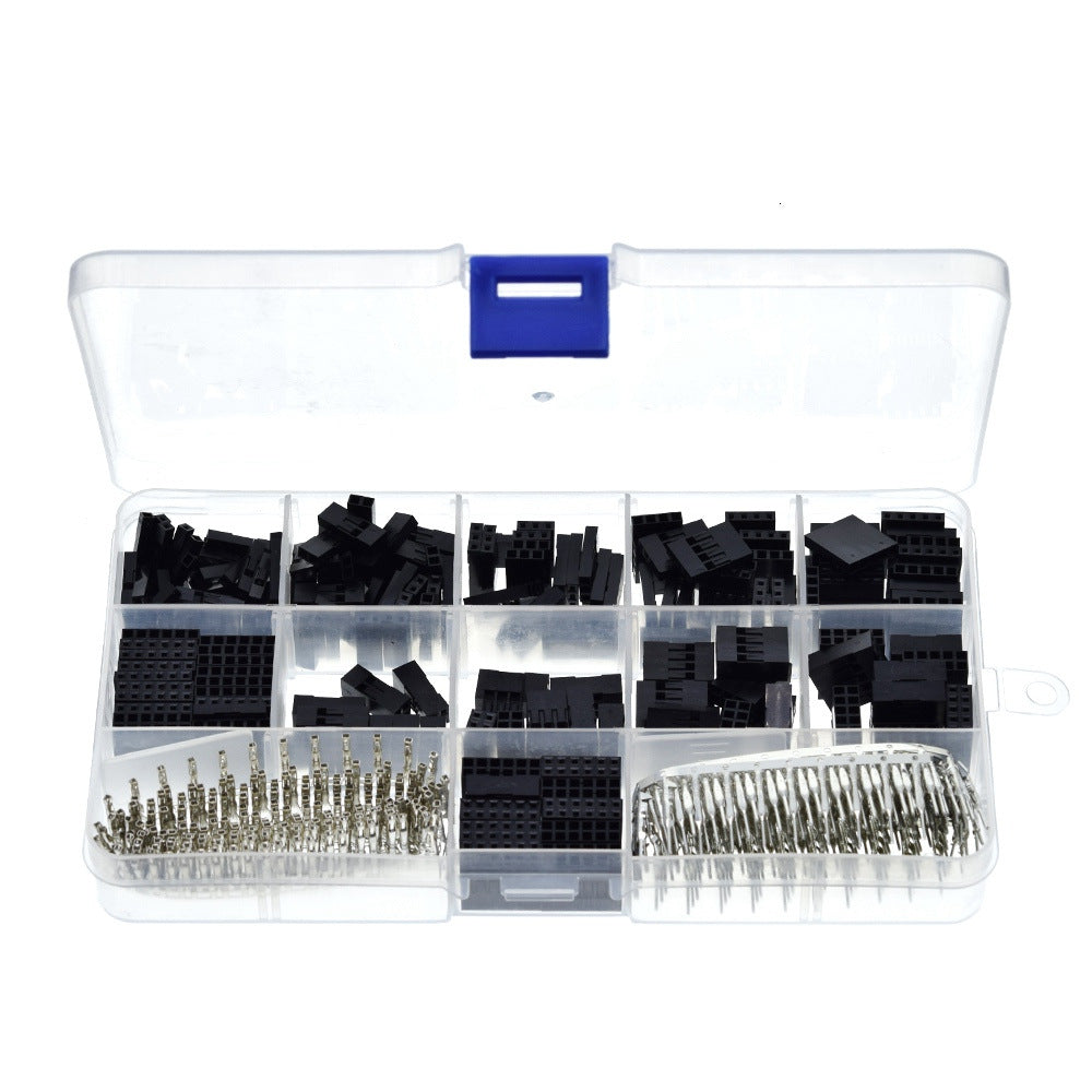 620PCS 2.54MM Dupont Cord Jumper Wire Pin Header Connector Rubber Shell Connector Housing with Terminal