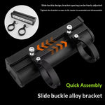 LinkMejor Multifunctional Bike Light 1200 Lumens Rechargeable Type-C LED Bicycle Headlight Waterproof 5 Modes Night Cycling Safety Light