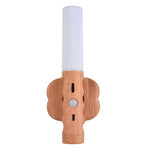 LinkMejor Motion Sensor Night Light Kitchen Cabinet Light Usb Rechargeable Wall Light Home Bedroom Table Lamp Bedside Lamp