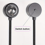 LinkMejor Car Atmosphere Lamp Music Rhythm Projector LED Car Magic Ball Lamp Party Stage Stage Voice Control Romantic