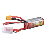 LinkMejor 11.1V 350mAh 95C 3S LiPo Battery XT30 JST Plug for RC Drone