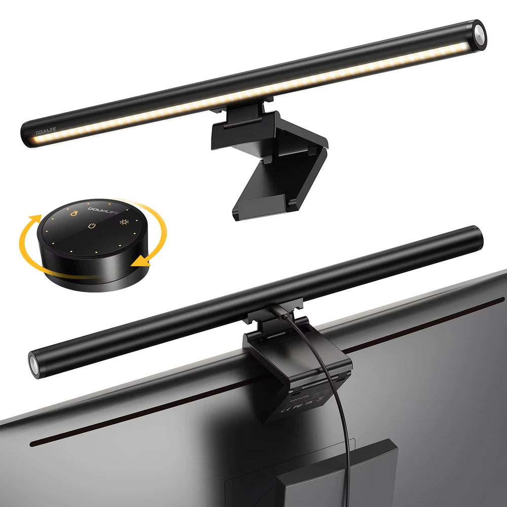 DL-RS1 Pro Monitor Light Bar Computer Light with Touch Switch Remote Dual Control & Color Temperature Desk Lamp for Home