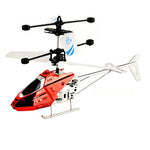 8011 2.4G 2CH Alloy Crash Resistant Anti Collision One-key Takeoff / Landing Cool Lighting Inductive RC Helicopter RTF