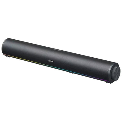 XIAOMI LinkMejor 20W Computer Speaker Wired bluetooth Soundbar with Side Multifunctional Knob Powerful Quad Drivers CGEC Certificated DSP Technology RGB Light Support USB AUX Playback USB Wired Desktop Soundbar