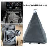 Manual Transmission Car Shift Knob Lever Boot Cover For Great Wall V200 V240 2010-2015