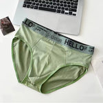 4Pcs/Lot Men's Underpants Comfy Soft Men Panties Sports Personality Briefs Breathable Large Size Panty Briefs for Men Underwears