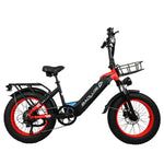 [USA Direct] BAOLUJIE DP2003 48V 12AH 500W Recommended Top Speed 25KM/H 20*4.0inch Electric Bicycle 30-40KM Max Mileage 120KG Payload Electric Bike