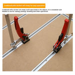 LinkMejor Woodworking 19*12.7mm T Track with Predrilled Mounting Holes for Quick Ratchet Rail Clamps for M6/M8 Slot Hold Down Clamps Featherboard